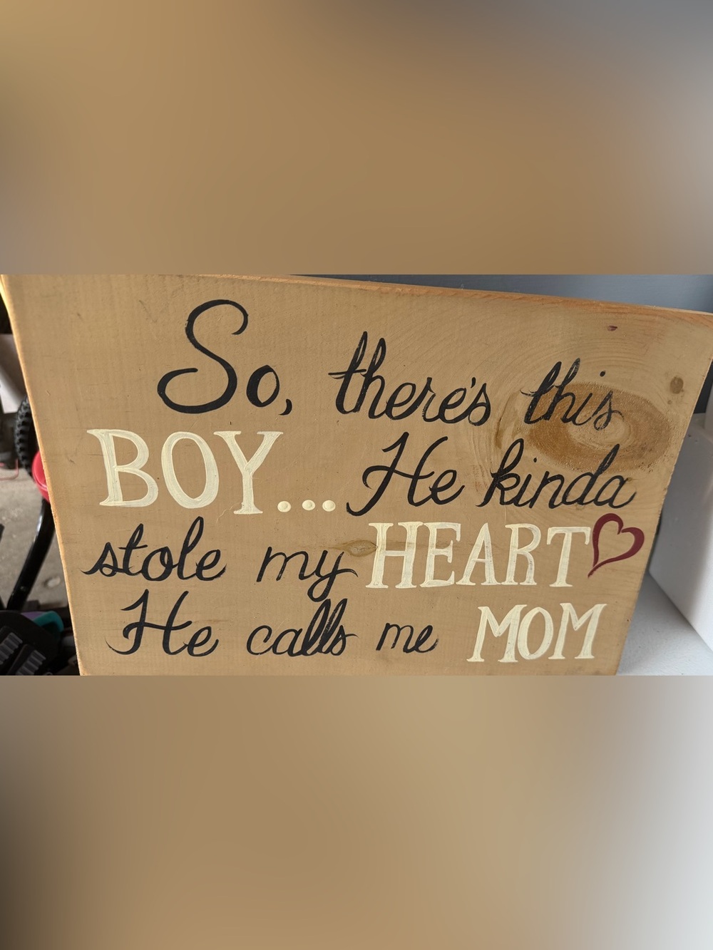Rustic Beige and Black Inspirational Wall Sign - Brand